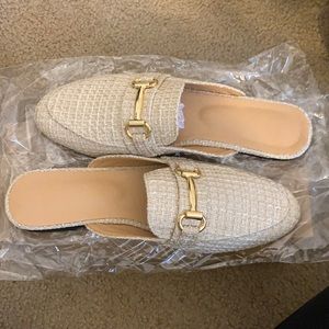 Professional work loafer mules